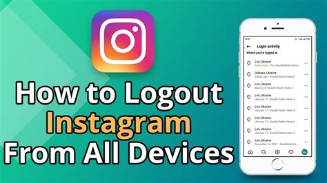 How To Logout Instagram From All Devices Youtube