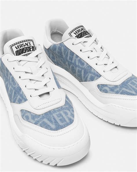 Versace Allover Odissea Sneakers White Versace Us