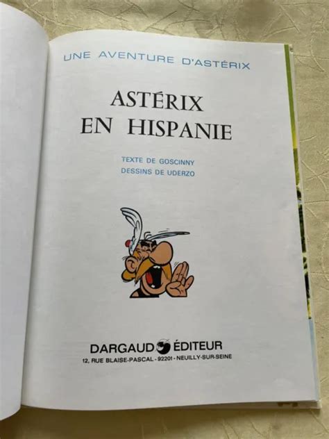 Ast Rix En Hispanie Dargaud E Trimestre Eur Picclick Fr