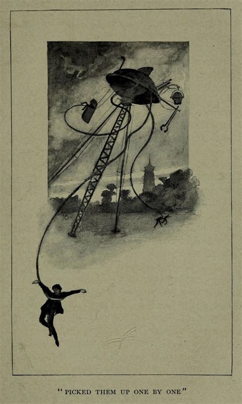 The Very First Illustrations Of H G Wells The War Of The Worlds