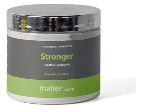 Matter Sport Stronger Creatina Creapure 168 G Sabor Sin Sabor