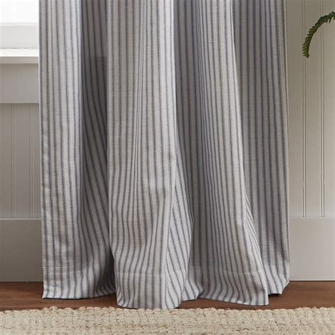 Martha Stewart Ticking Stripe Curtain Panel Pair In 2022 Ticking