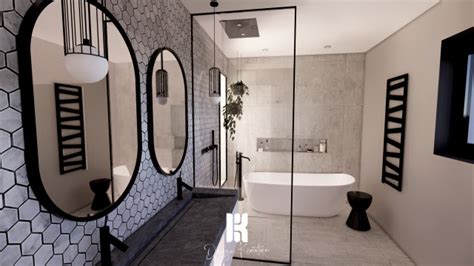 Salle De Bain Suite Parentale Modern Bathroom Lyon By Design