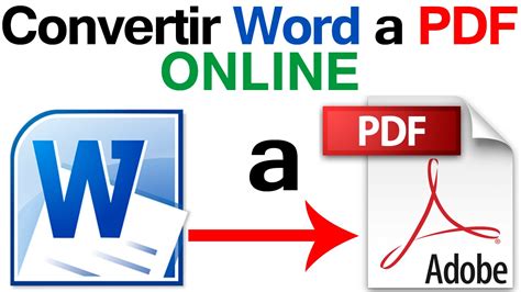 Como Convertir Word A Pdf Online Paso A Paso Tutorial Chvere Youtube