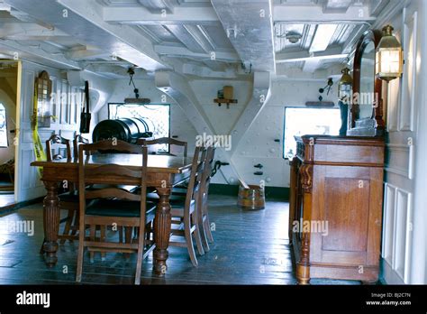 Captain S Quarters On The Uss Constitution During Restoration In The