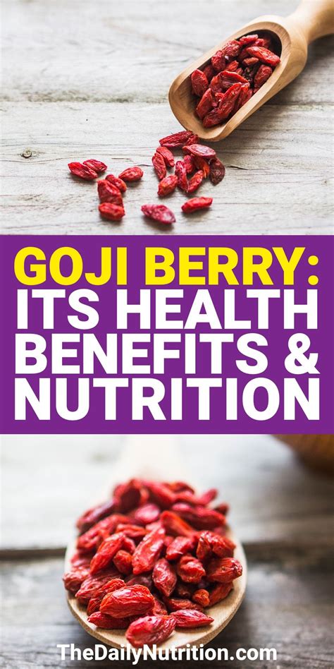 Goji Berry Health Benefits Of Goji Berries And More Info Goji