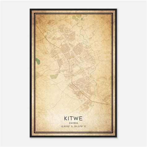 Kitwe - Custom Maps & Posters