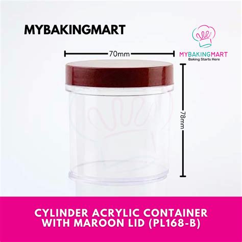 Acrylic Container Food Container Balang Plastic Bekas Biskut Raya