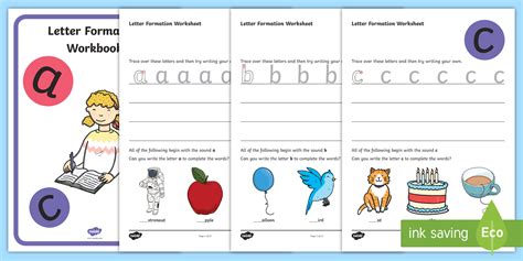 Letter Formation Workbook A Z L Enseignant A Fait