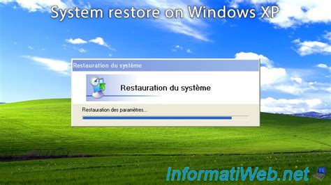 Restore Windows Xp To A Previous State Through System Restore Windows