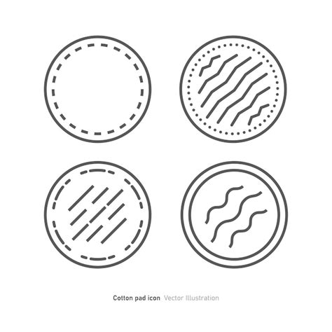 Premium Vector Cotton Pads Icon Design Vector Illustration