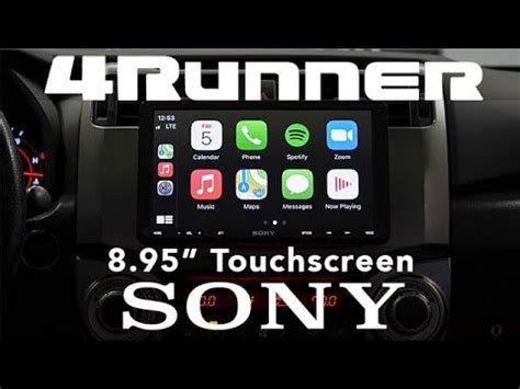 Toyota 4Runner Sony XAV AX8000 Plug Play Bundle 8 95 Touchscreen