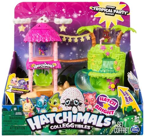 Hatchimals CollEGGtibles Tropical Party Playset Spin Master - ToyWiz