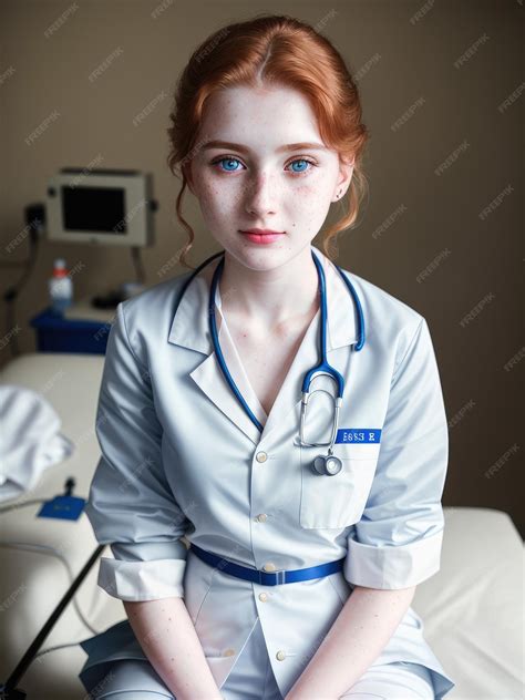 Uma Mulher De Uniforme Azul Com Um Estetoscópio Em Volta Do Pescoço