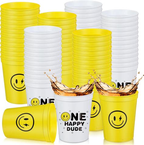 Amazon Norme Pcs One Happy Dude Oz Plastic Cups Reusable