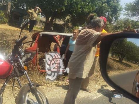 Heridos Ocupantes De Mototaxi Tras Chocar Y Volcar En La Costera