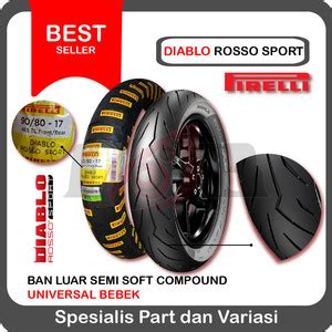 Jual Pirelli Diablo Rosso Sport Rear Ban Tubeless Belakang