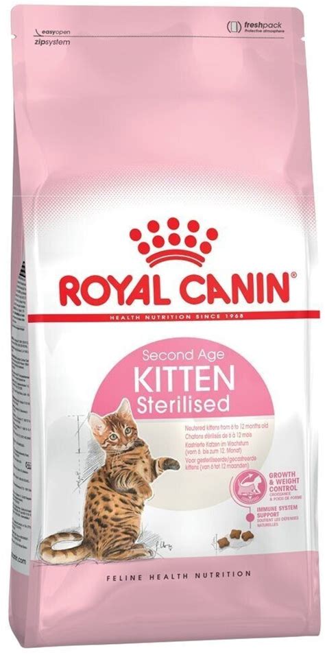 Royal Canin Second Age Kitten Sterilised Dry Kg Au Meilleur Prix Sur