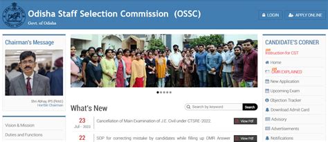 Ossc Chsl Specialist Exam Date Out For Posts