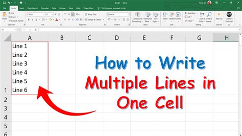 How To Write Multiple Lines In One Cell In Excel Add Multiple Lines