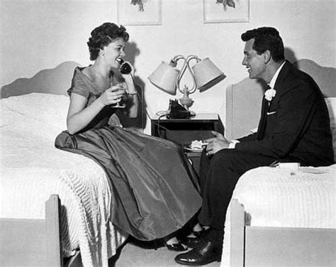 Married Couple Phyllis Gates And Rock Hudson In Separate Beds Rock