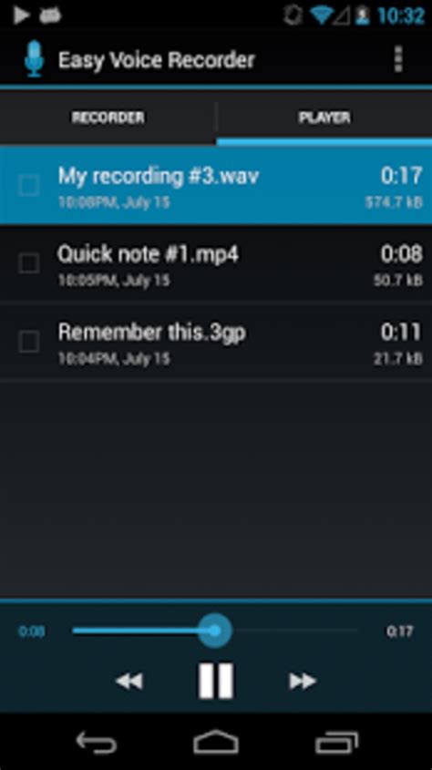 Android Easy Voice Recorder