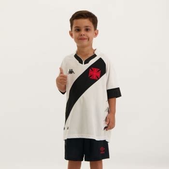 Camisa Kappa Vasco Ii Infantil Futfanatics