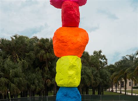 Ugo Rondinone Brings A Rainbow Hued Mountain To Miami Beach