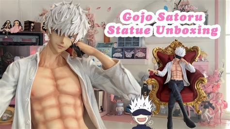 Gojo Satoru Slightly Drunk Resin Statue Asmr Unboxing Jujutsu