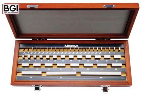 Steel Mitutoyo 87 Pieces Grade 1 Slip Gauge Block Set P N 516 947