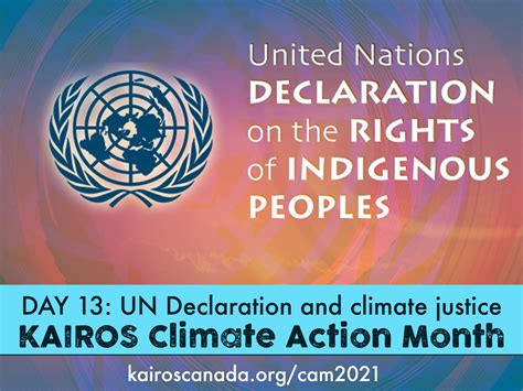 Indigenous Rights Week Un Declaration And Climate Justice