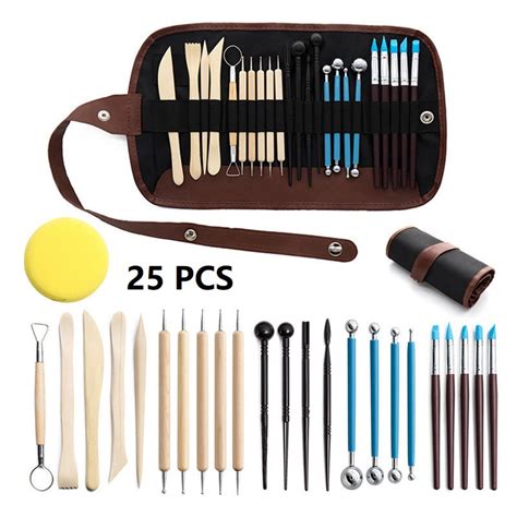 Pcs Clay Tools Sculpting Kit Sculpt Smoothing Wax Carving Pottery