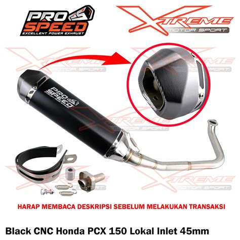 Jual Knalpot Prospeed Black Series CNC Carbon PCX Vario ADV 150