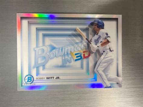 Bowman Chrome Bobby Witt Jr Rookie Card B D Kc Royals