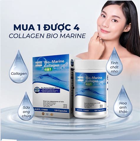 Costar Viên Uống Làm Đẹp Da Bio Marine Collagen 120 Viên Greenoly