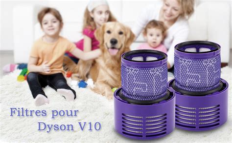 Morpilot 3 Filtres Pour Dyson Cyclone V10 SV12 Aspirateurs V10 Absolute