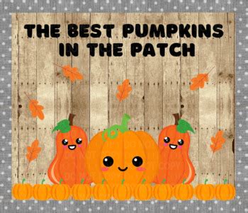 The Best Pumpkins In The Patch Bulletin Board Kit Thanksgiving