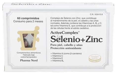 Activecomplex Selenio Zinc Comprimidos Pharma Nor