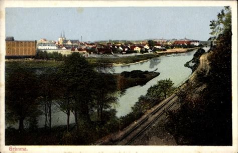 Ansichtskarte Postkarte Grimma In Sachsen Blick Zur Akpool De