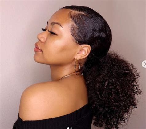 Slicked Back Hairstyles For Black Women