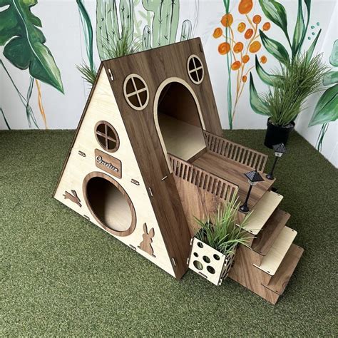 Modern Rabbit House Indoor Rabbit Castle Rabbit Furniture - Etsy