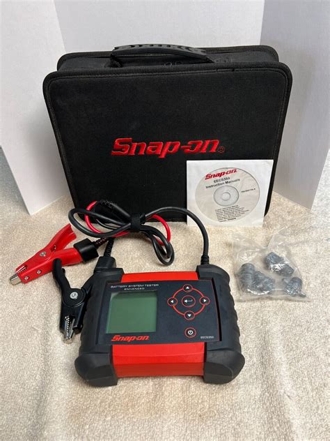 Very Clean Snap On Eecs350 Enhanced Battery System Tester W Case Ebay