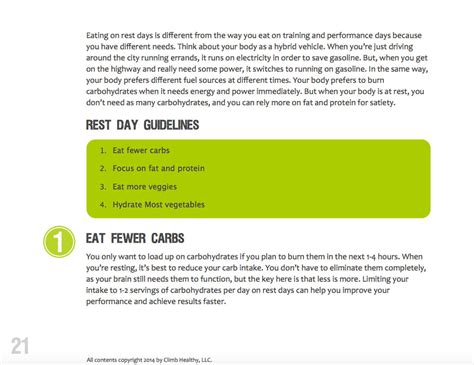 Rock Climbing Nutrition: Rest Day Guidelines - TrainingBeta