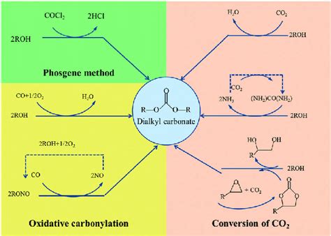 Synthesis Routes Of Dialkyl Carbonates Download Scientific Diagram