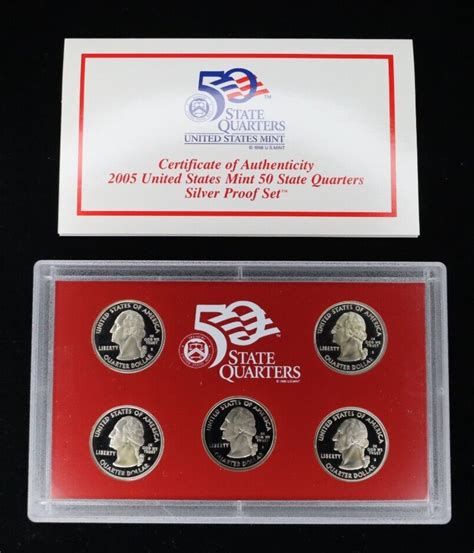 United States Mint State Quarters Silver Proof Set Ebay