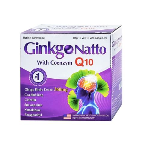 Ginkgo Natto With Coenzyme Q T Ng C Ng M U N O Pharmart Vn