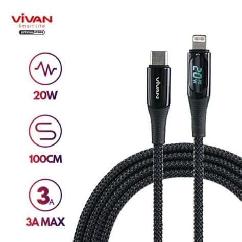 Jual Vivan Vcl Kabel Data Iphone Type C To Lightning Fast Charging