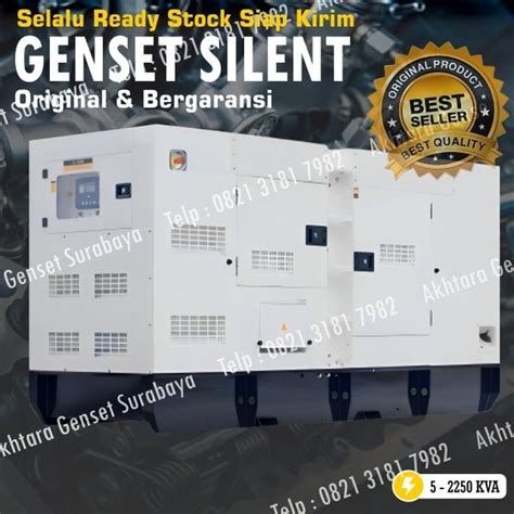 Jual Genset Silent Kva Perkins Cummins Isuzu Emerald Surabaya