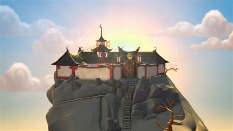 Ninjago: Monastery of Spinjitzu, depicted at sunrise | Download High ...