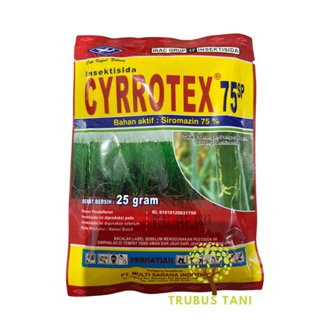 Jual Insektisida Cyrrotex Gram Siromazin Kapal Terbang Racun